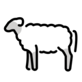 Openmoji🐑 Sheep