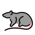 Openmoji🐭🐀 Rat