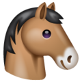 Whatsapp 🐴 Horse Face