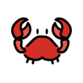 Openmoji🦀 crabe