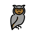 Openmoji🦉 Owl