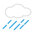 Emojidex ⛈️🌦️🌧️ Rain Cloud
