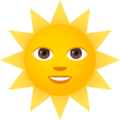 Joypixels 🌞 lächelnde Sonne