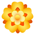 Joypixels 🏵️ Orange Flower