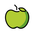 Openmoji🍏 zielone jabłko