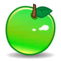 Emojidex 🍏 zielone jabłko
