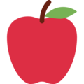 Twitter 🍎 czerwone jabłko