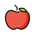 Openmoji🍎 maçã vermelha