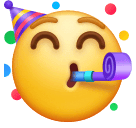 Openmoji🥳Partying Face