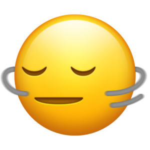 Emojidex 🙂‍↔️ Horizontales Kopfschütteln