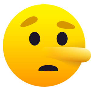 Openmoji🤥 Lying Face