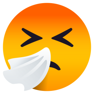 Openmoji🤧 Visage qui éternue