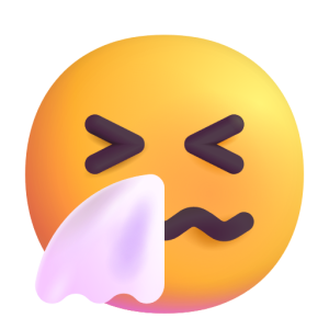 Microsoft 🤧 Sneezing Face