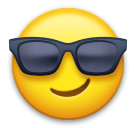 Emojidex 😎 Uśmiechnięta twarz w okularach przeciwsłonecznych