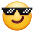 Joypixels 😎 Smiling Face with Sunglasses