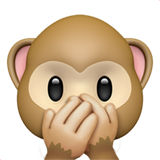 Apple 🙊 Speak-No-Evil Monkey