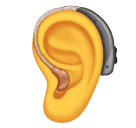 Joypixels 🦻 Ear with Hearing Aid