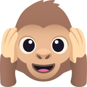 Joypixels 🙉 Hear-No-Evil Monkey