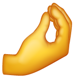 Openmoji🤌 Eingeklemmte Finger