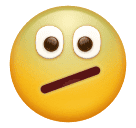 Openmoji🫤 Face with Diagonal Mouth