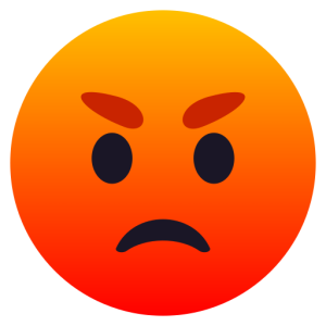 Openmoji😡 Visage enragé