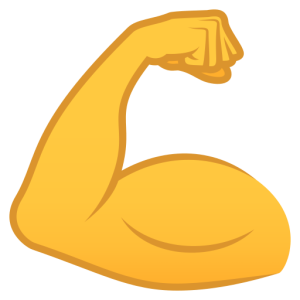 Openmoji💪 Flexed Biceps