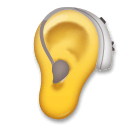 Emojidex 🦻 Ear with Hearing Aid