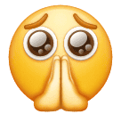 Openmoji🥺 Cara suplicante