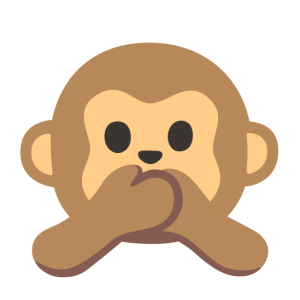 Google 🙊 Speak-No-Evil Monkey