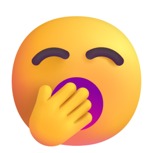 Microsoft 🥱 Yawning Face