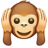 Whatsapp 🙉 Hear-No-Evil Monkey