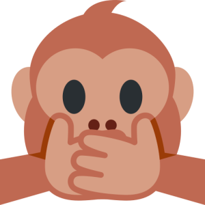 Facebook 🙊 Speak-No-Evil Monkey