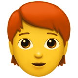 Apple 🧑‍🦰 Person: Red Hair