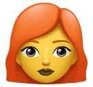 Joypixels 👩‍🦰 Frau: rotes Haar