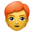 Joypixels 🧑‍🦰 Person: Red Hair