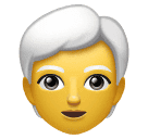 Joypixels 🧑‍🦳 Person: White Hair