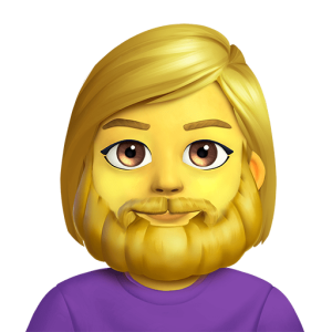 Openmoji🧔‍♀️ Woman: Beard