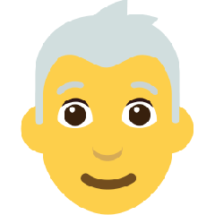 Emojidex 🧑‍🦳 Person: White Hair