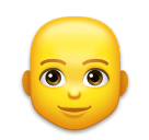 Emojidex 👨‍🦲 Hombre: Calvo