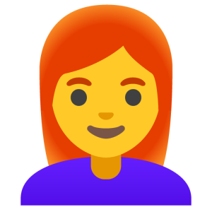 Google 👩‍🦰 Woman: Red Hair