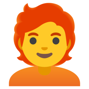 Google 🧑‍🦰 Person: Red Hair