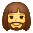 Samsung 🧔‍♀️ Woman: Beard