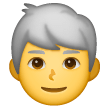 Samsung 👨‍🦳 Man: White Hair