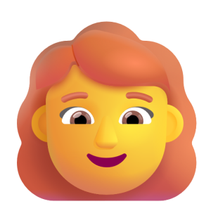 Microsoft 👩‍🦰 Woman: Red Hair