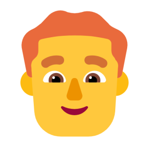 Microsoft 👨‍🦰 Man: Red Hair