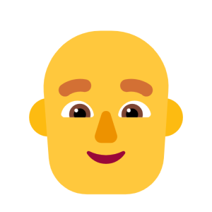 Whatsapp 👨‍🦲 Man: Bald