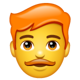 Whatsapp 👨‍🦰 Man: Red Hair