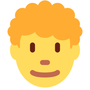 Facebook 👨‍🦱 Man: Curly Hair