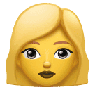 Joypixels 👱‍♀️ Woman: Blond Hair