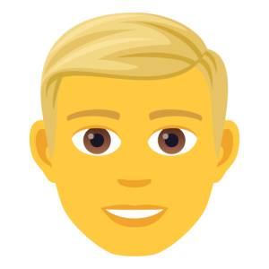 Openmoji👱‍♂️ Man: Blond Hair